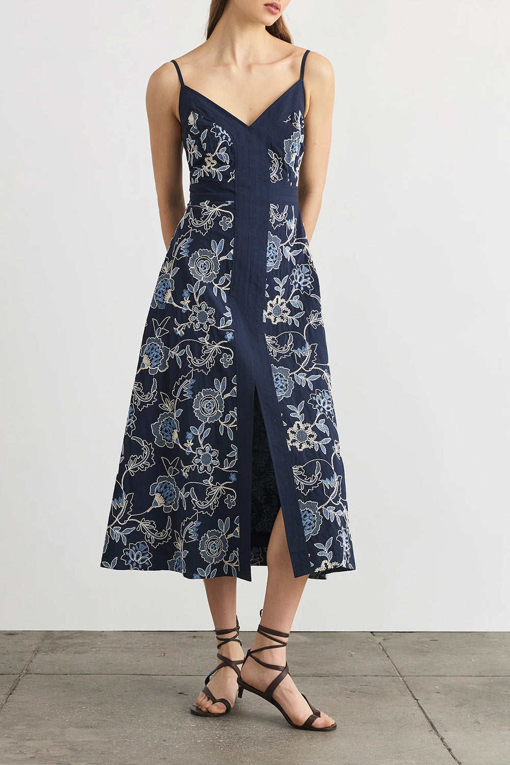 Madden Dress in Maritime Blue Multi