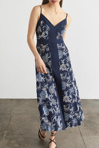 Madden Dress in Maritime Blue Multi