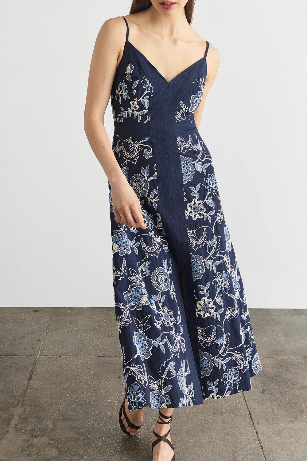 Madden Dress in Maritime Blue Multi