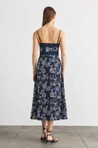 Madden Dress in Maritime Blue Multi