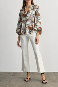 Marina Top in Acorn Multi