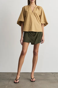 Marine Top in Dark Khaki