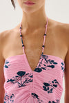 Bolson Tori Midi Dress in Pink