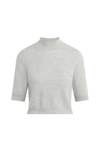 The Bonnie Top in Light Heather Grey