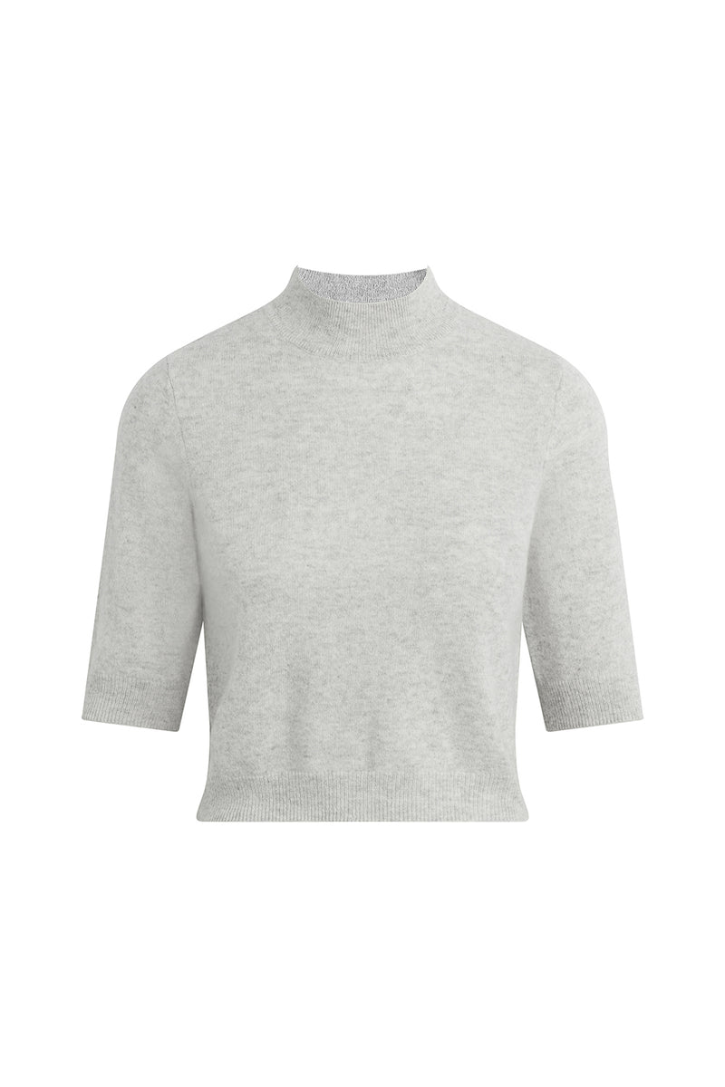 The Bonnie Top in Light Heather Grey