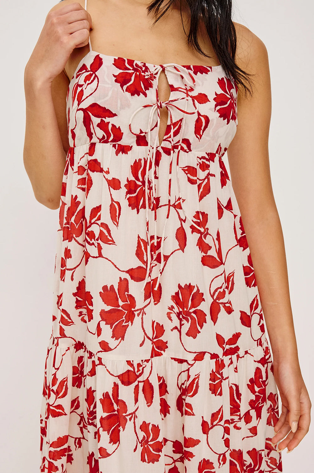 Mica Dress in Red Jasmine