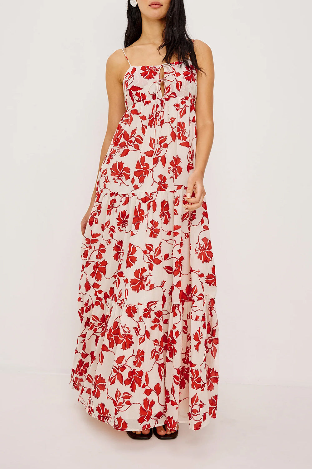 Mica Dress in Red Jasmine