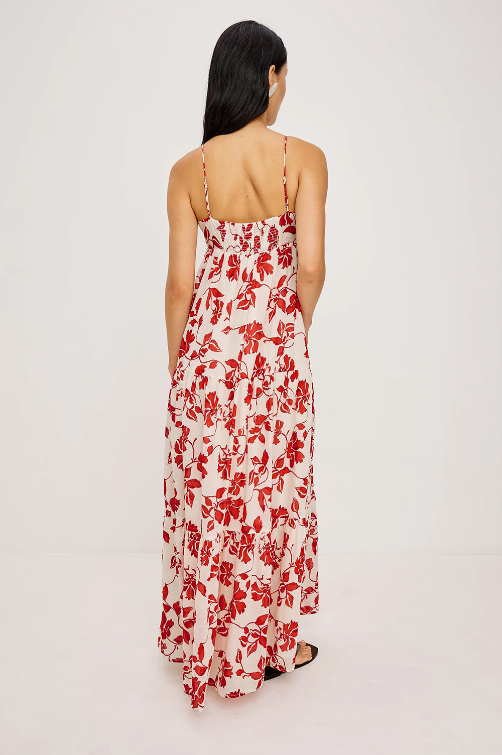 Mica Dress in Red Jasmine
