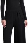 Viscose Palazzo Pant with Pockets in Black