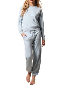 Supima Cotton Cashmere Drawstring Jogger in Heaven