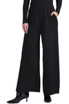 Viscose Palazzo Pant with Pockets in Black