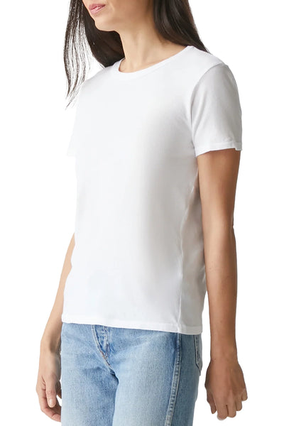 Colleen Crew Tee in White