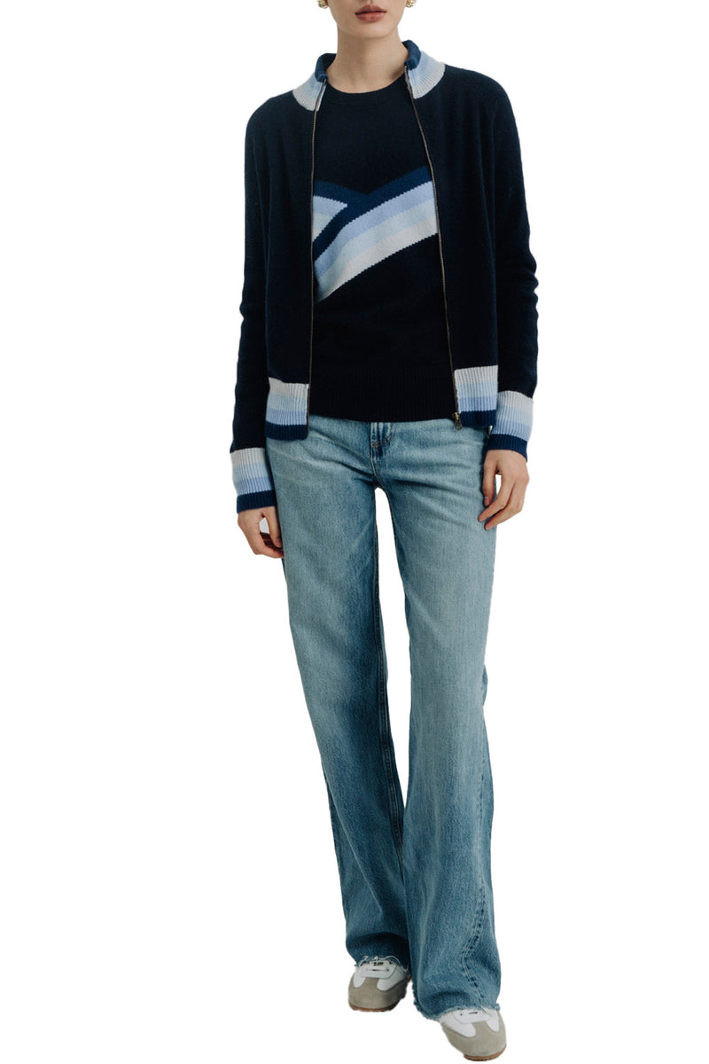 Bebe Top in Navy