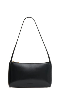 Gaia Shoulder Bag in Black Flamma