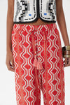 Ayacucho Africa Pants in Ethnic Red