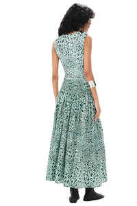 Baradero Dakota Midi Skirt in Green