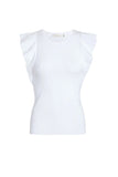 RORY TOP IN COOL WHITE