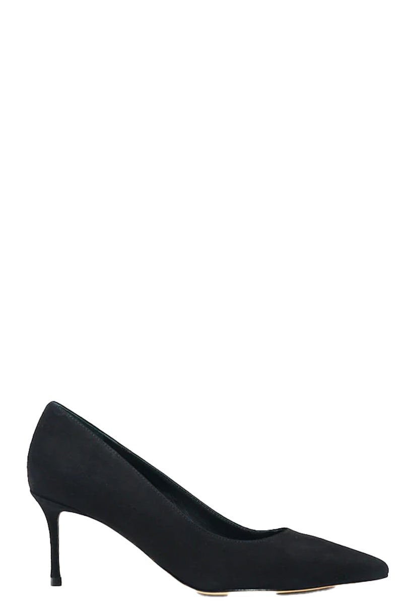 Classic Pump 70 in Black Suede