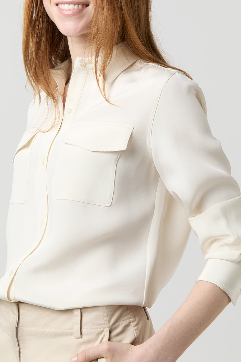 Hannah Blouse in Ivory