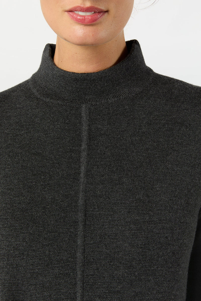 Lindsey Dress in Charcoal
