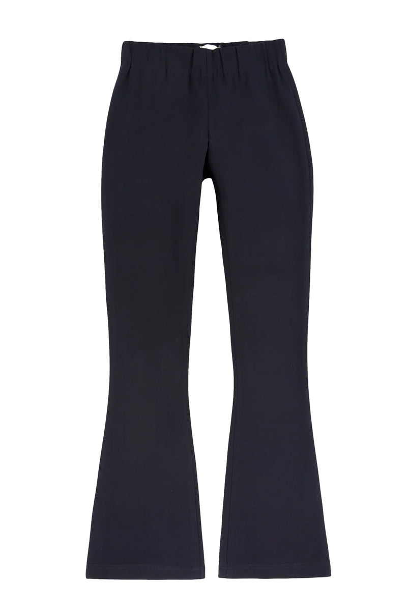 Faye Flare Cropped Pant in Navy