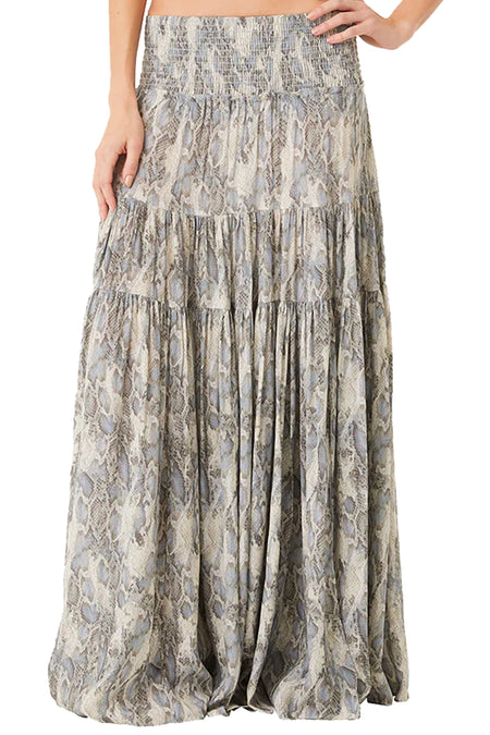Francis Linen Midi Skirt