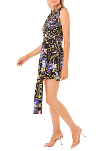 Clover Dress in Patchwork Butterfly