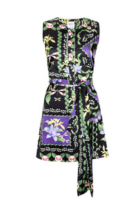 Clover Dress in Patchwork Butterfly