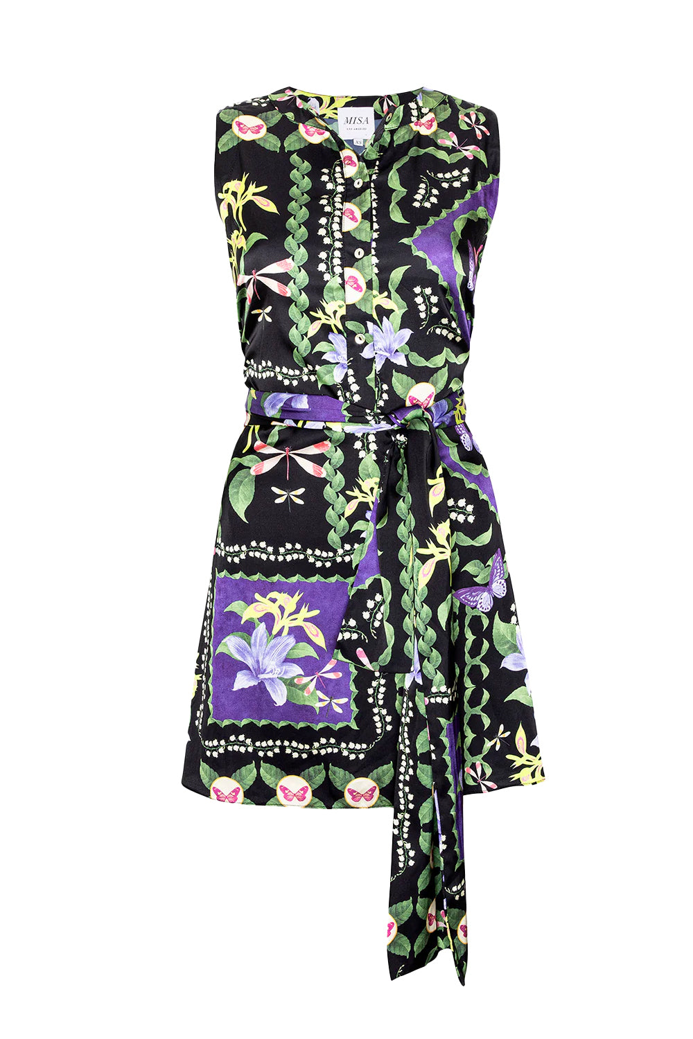 Clover Dress in Patchwork Butterfly