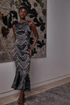 Patricia Dress in Stranded Pearls