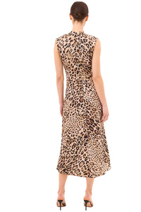 Giselle Dress in Leopard Print