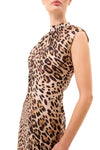 Giselle Dress in Leopard Print