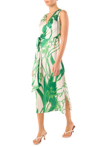 Kina Dress in Winding Iris