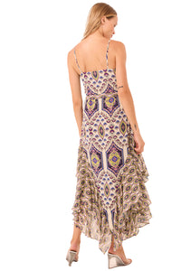 Veronica Dress in Mosaic Eye Chiffon Mix