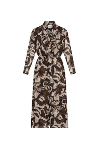 Wilma Dress in Chocolate Swirl