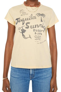 Boxy Goodie Goodie Tee in Tequila Sunrise Resort