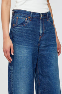 Emporia Super Wide Jeans in Dark Blue