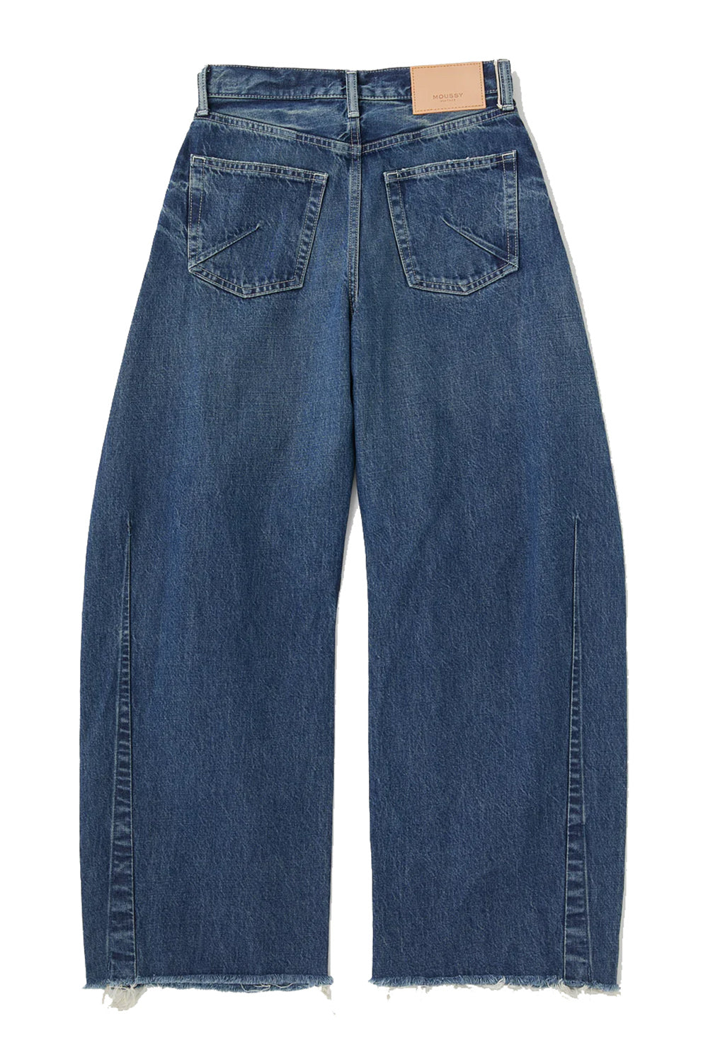 MOUSSY・CROSSWAIST WIDESTRAIGHT(ダークブルー・0) Cross Waist Wide Straight – MOUSSY