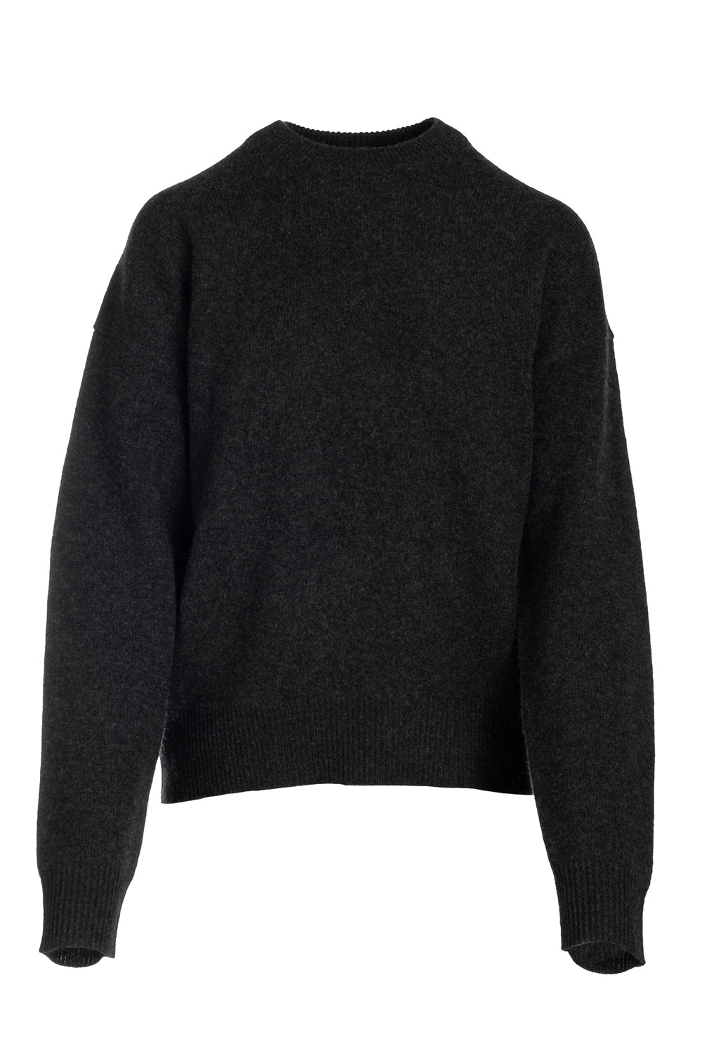 Atelier Premium Cashmere Crewneck Sweater in Smoke
