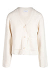 Ultra Luxe Cashmere Slim Cardi in White