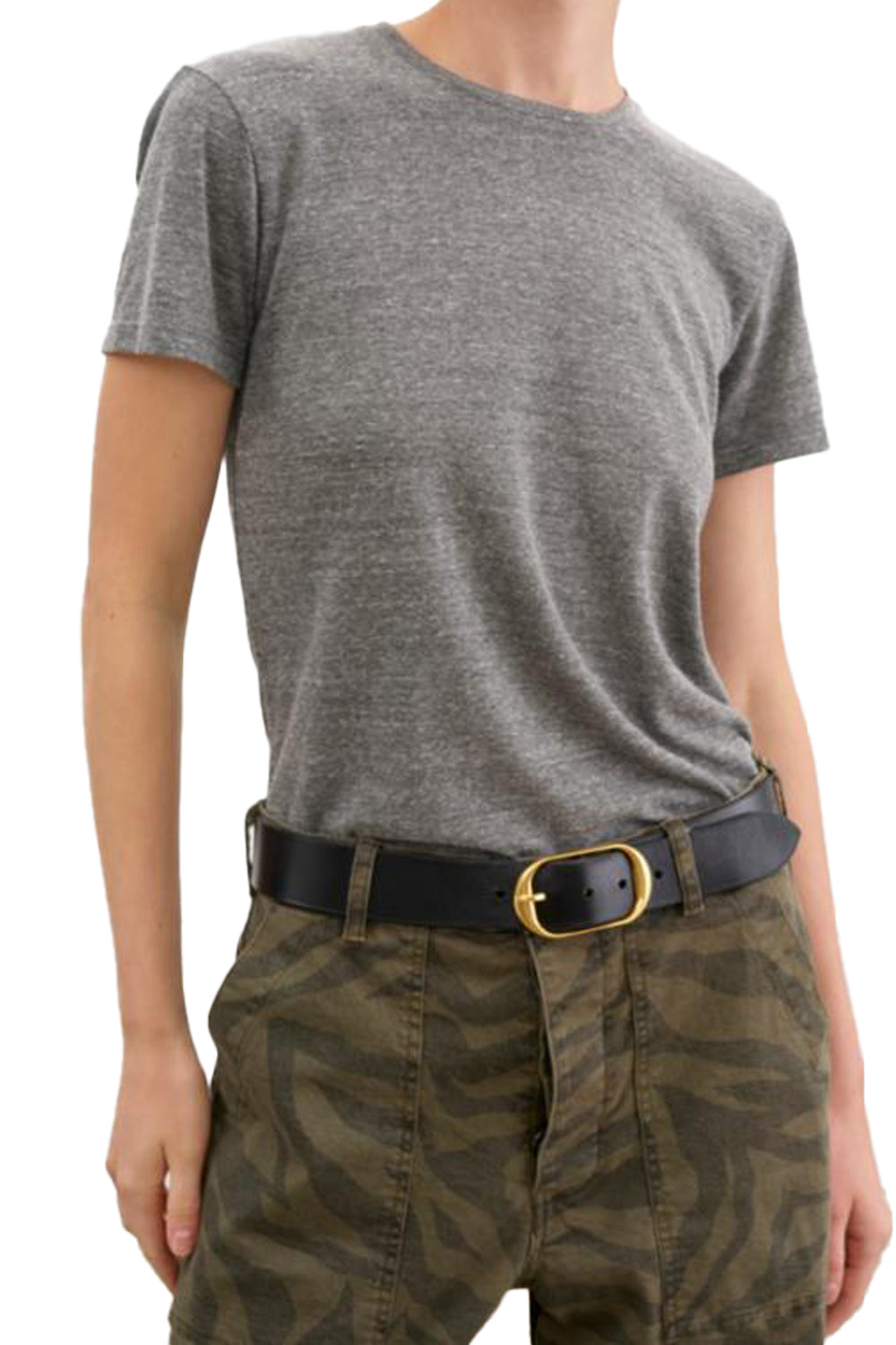 Brady Tee in Heather Grey