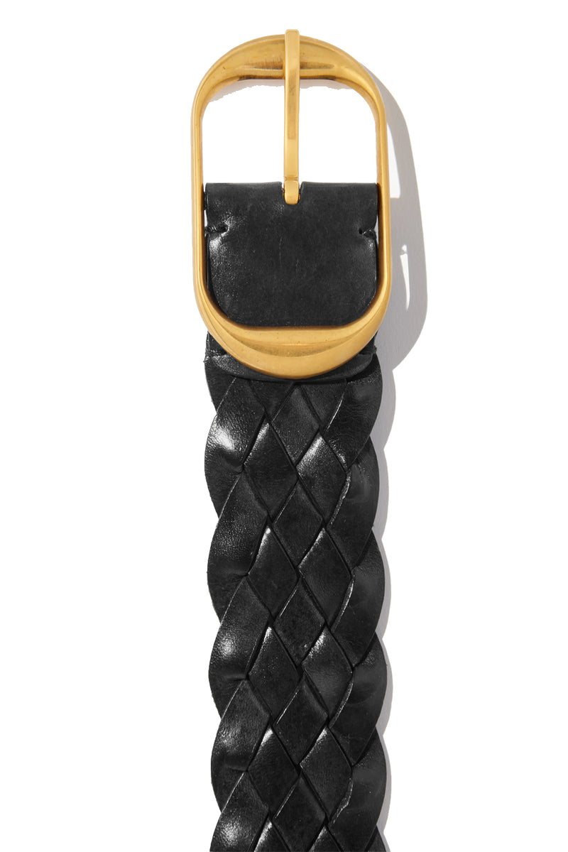 Braided Nili Belt in Black