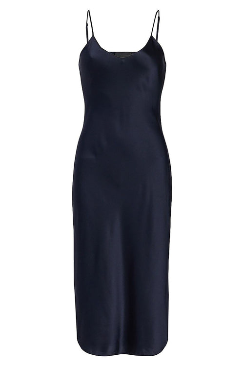 Midi Cami Dress in Dark Navy