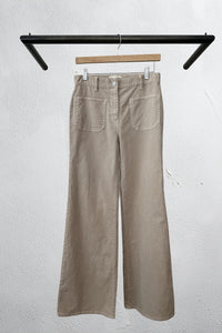 Florence Corduroy Pant in Travertine