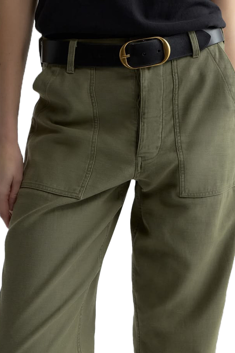 Earl Pant in Olive Fatigue