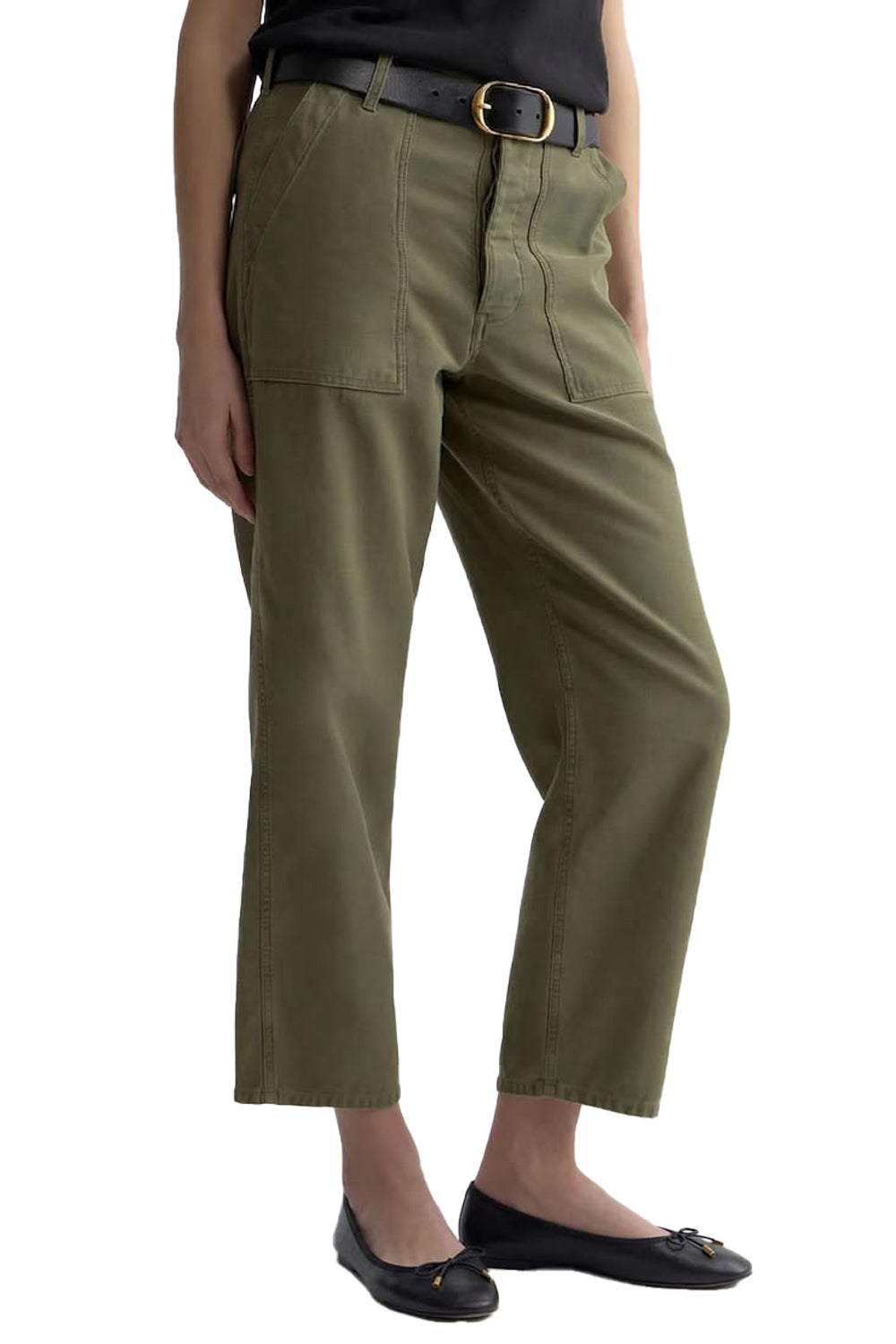 Earl Pant in Olive Fatigue