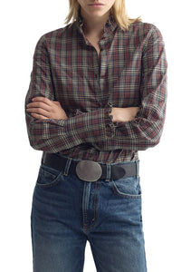 Elio Cotton Shirt in Rustic Check