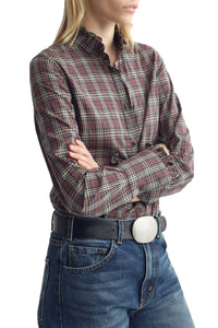 Elio Cotton Shirt in Rustic Check