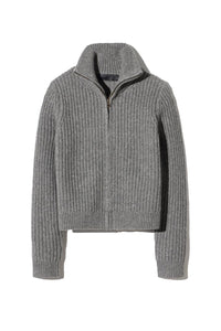 Arlen Cardigan in Medium Grey Melange