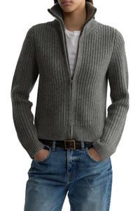 Arlen Cardigan in Medium Grey Melange